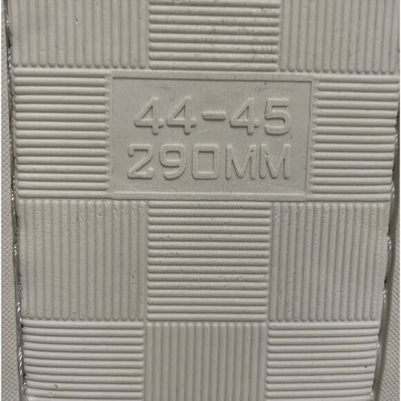 HOME Plush Faux Fur Non-slip Slippers Men Euro 44-45 US 10-11 Gray Color Block - Picture 4 of 6